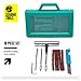 Segomo Tools 10 Piece Universal Flat Tire Puncture Repair Kit for Motorcycles, Cars, Jeep, Trucks, ATV | Motorcycle Tire Plug | Car Tire Repair Kit | Tire Kit Repair | Repair Tire Kit - TIRE01