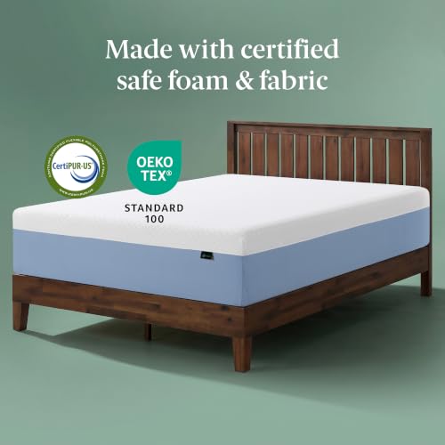 Image of Zinus 12 Inch King Cooling Essential Memory Foam Mattress [NewVersion], Fiberglass Free, Medium Feel, Breathable Cooling Layers, Certified Safe Materials