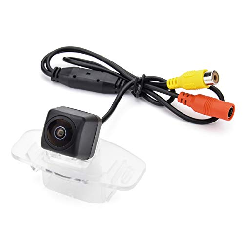 aSATAH Fisheye Lens Car Rear View Camera for Honda Accord/Spirior/Honda City/Fit Sedan/Honda Civic/Ciimo/Honda Crider & Waterproof and Shockproof Reversing Backup Camera (Fisheye Lens)