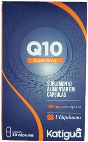 Katiguá, Coenzima Q10, Sem sabor, Vegan products, 30 Cápsulas ríg...