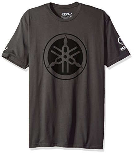 Factory Effex, 16-88292, Camiseta «Yamaha» con diseño de diapasón, L, Carbón