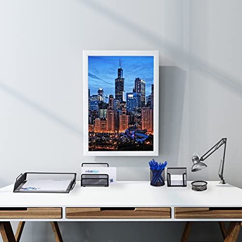 Set 7 fournitures de bureau pot crayon bloc notes courrier métal Relaxdays