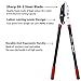 Gonicc Professional 30 inch SK-5 Steel Blade Anvil Lopper, 2-Inch Capacity, Sturdy Professional Extra Leverage 22-Inch Handles, Garden Pruning Tree Hedge Branch. Grass Clippers Shears