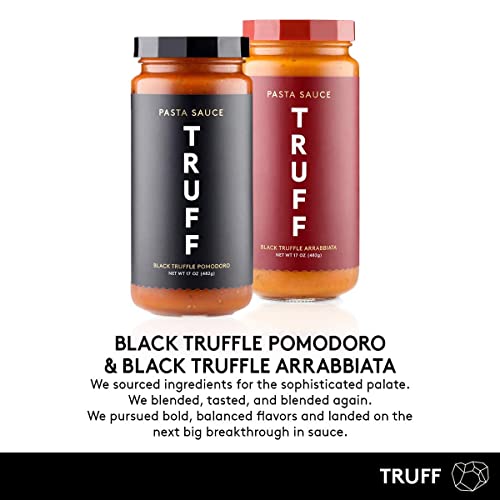 image for TRUFF Pasta Sauce Bundle, Black Truffle Marinara and Spicy Marinara | 