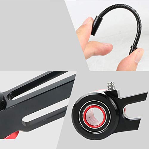 YIJU 1 Par de Peças de Freio em V de Alumínio Dobrável com Manga Curta E Longa - Braço Longo preto