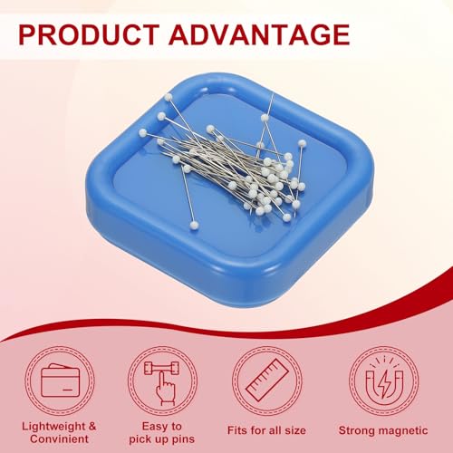 Support magnétique pour épingles à cheveux PATIKIL bleu coiffure - 4