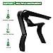 Guitar Capo, 6-String Acoustic & Electric Guitar Capo,Capo for acoustic guitar(Black)