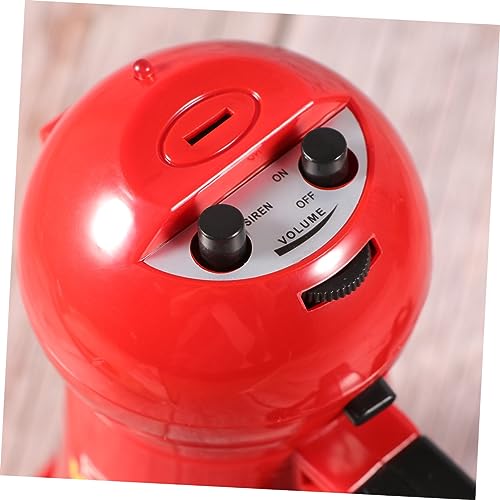 INOOMP Megafone Microfone Brinquedo Vermelho Criança