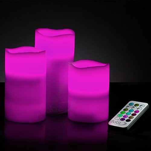 Babz Smooth Candele a LED che Cambiano Colore