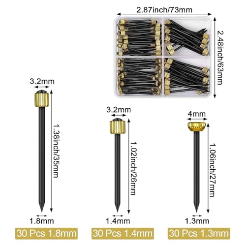 Image of 90pcs /Set Photo Frame Screws with Storage Box Hanging Screws Picture Hangers Set Hardware for Wall Mounting