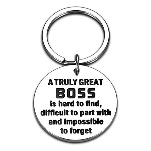 Employee Appreciation Gifts Bulk for Boss Women Men Coworker Leaving Keychain for Supervisor Leader Thank You Mentor Boss Day Retirement Colleague Employee Farewell Goodbye Birthday Christmas Keyring