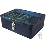 Boîte de rangement en fer-blanc – vous pouvez utiliser cette boîte en fer-blanc pour ranger les cadeaux de vos amis et de votre famille. très pratique, ce petit récipient en fer-blanc est muni d'un couvercle