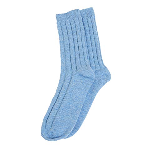 Cashmeren Unisex Soft Sleep Socks 100% Pure Cashmere Ribbed Knit Winter Accessories