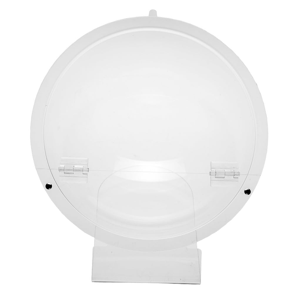 EH Design Verkaufsschütte aus Acryl I Transparent I 3mm Materialstärke I Warenschütte für Kleinstartikel I für den Kassenbereich, Gastronomie, Drogerie (Halbrund (Durschmesser 30cm))