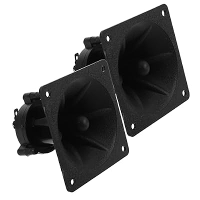 Toddmomy 2pcs Car Audio Tweeters Square Speakers High-Frequency Sound Compact Design for Vehicle Sound System Upgrade