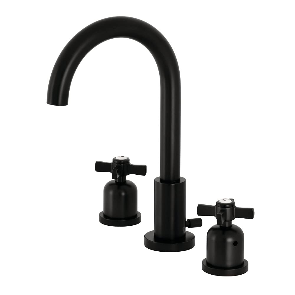 Kingston Brass Fsczx Millennium Widespread Bathroom Faucet 5 3 8 Inch In Spout Reach Matte Black 並行輸入品 Pelhwnrtz9 住宅設備 Www Anchorcm Net