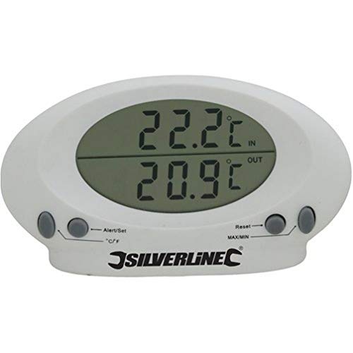 Price comparison product image Silverline Indoor / Outdoor Thermometer -50°C to +70°C (675133)