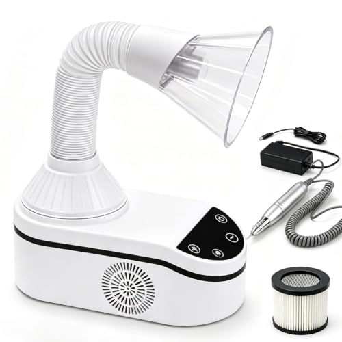 Pochłaniacz Pyłu Do Paznokci 2-w-1, Frezarka Do Paznokci 230w