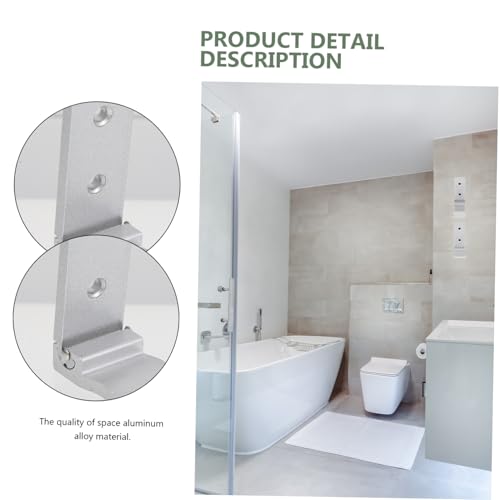 Cintres muraux pliables en aluminium pour suspendre sans percer vos manteaux - 4