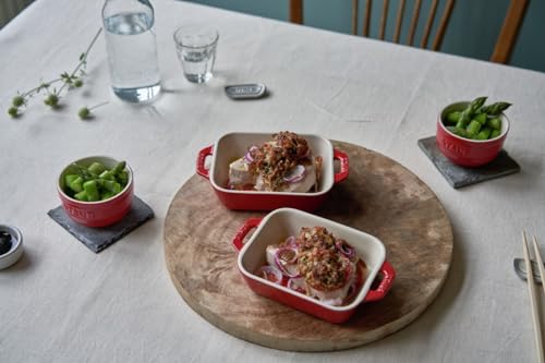 Travessa Retangular, Cerâmica, Cereja, 14x11 cm, STAUB