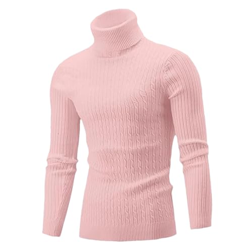 Dvbfufv Fashion Men's Casual Turtleneck Sweater Male Knitted Warm Sweater Winter Pullovers Jumper