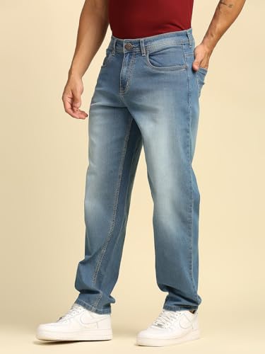 Image of HIGH Star Men's Regular Fit Mid Rise Jeans
