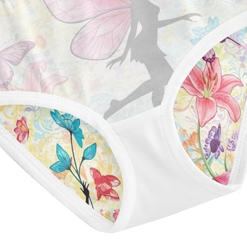Butterfly Wings Girls Underwear, Toddler Girl Panties, Cotton Underwear for Girls, 2–8 Years4