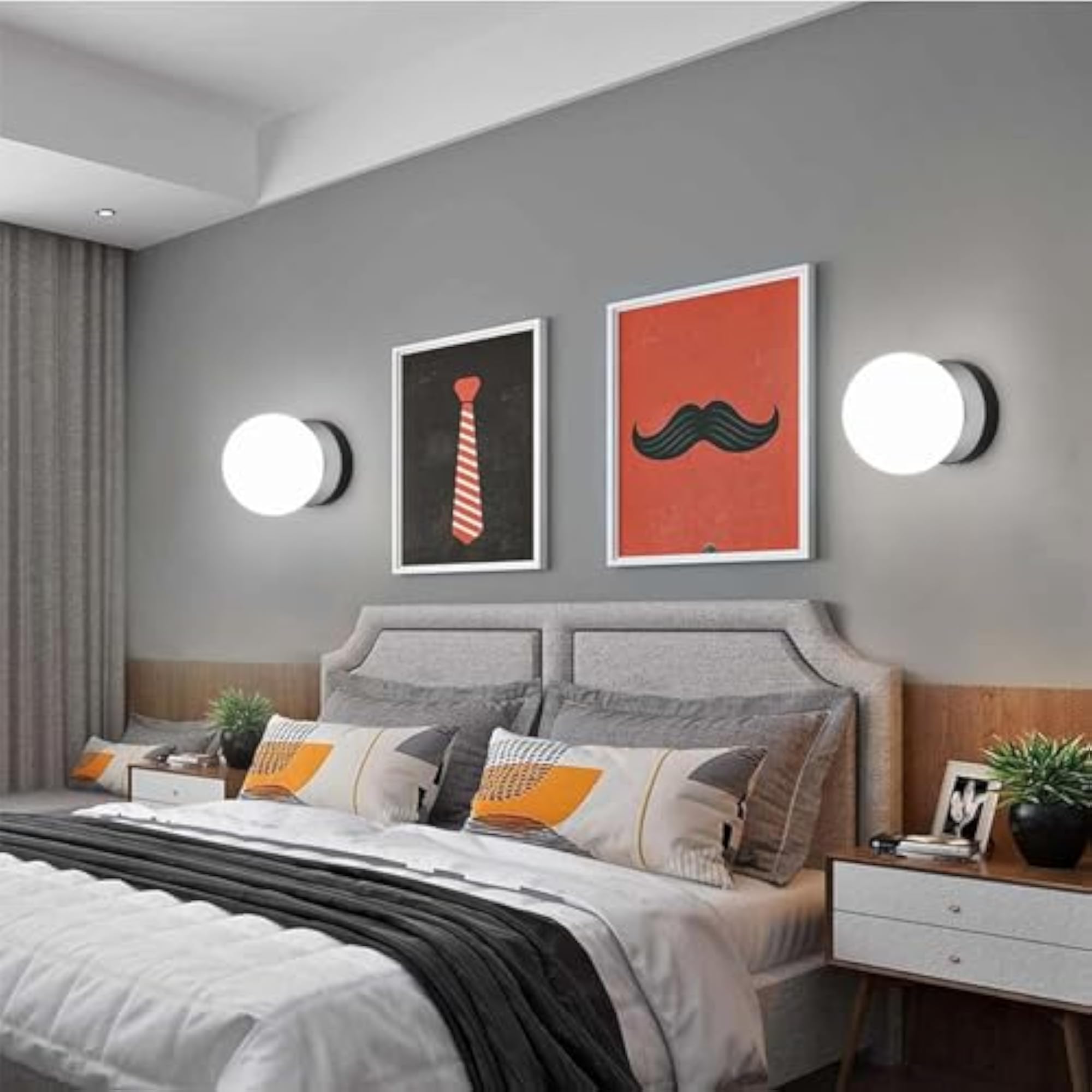 Corded Electric Metal Ceiling Pendant Light, Wall Lamp