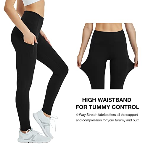 SP3LOPS Fleece Lined Leggings Women,Water Resistant Winter Thermal Leggings for Women, Thick Warm Lined Yoga Pant Pockets - Image 6