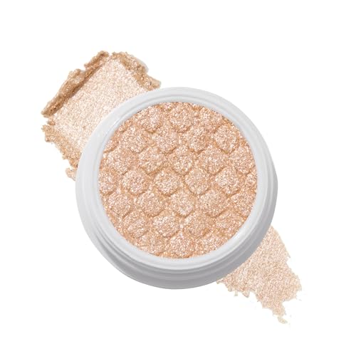ColourPop Super Shock Shadow - High-Pigment, Crème-Powder Eye Makeup - Single Glitter Eyeshadow with Minimal Fallout and Unique Bouncy Texture - Ivory Eyeshadow - Mighty Morphin (0.07 oz)