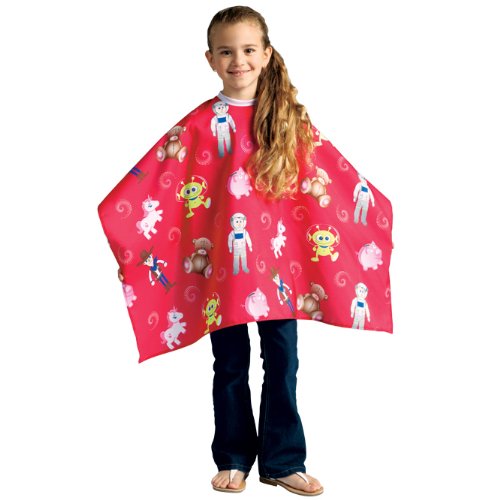 Betty Dain Red Kid's Toyland Shampoo Cape