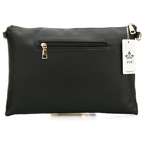 Simcat Oversized Clutch Bag Purse,Womens Large Designer Leather Evening Wristlet Handbag For Ladies,White,One Size #TOP5