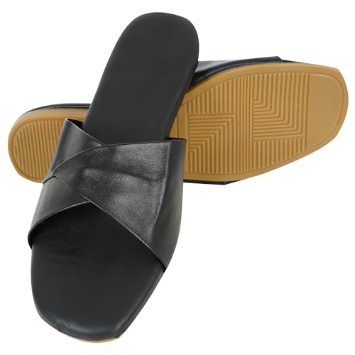 Image of DFR Women Casual Cushioned Flat Slippers Woman