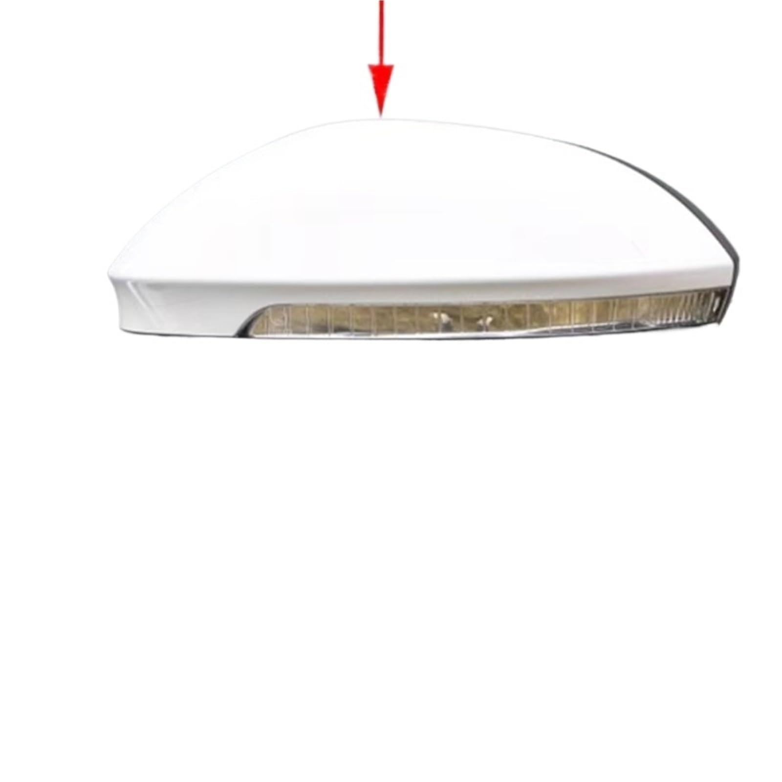 Biały Kompatybilny z obudową lusterka VW Golf 8 21-22 Posiada dodatkowy brak dodatkowego 5H0857537 5H0857538(Hole right)