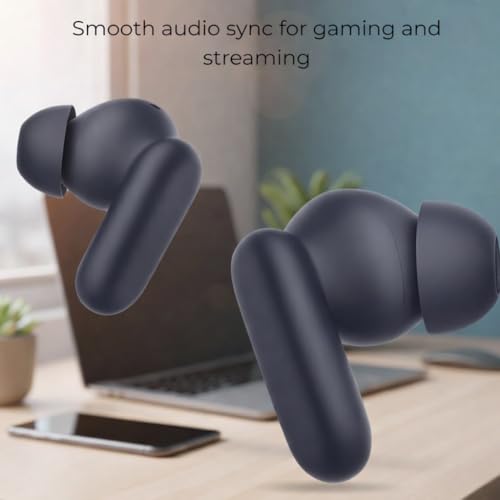 Image of Lynacz Original Wireless Earbuds Compatible with OnePlus, 11 Pro / 11R / Nord 3 Compatible, Clear Call Mic, Long Battery Life Black (BUDS-2R)