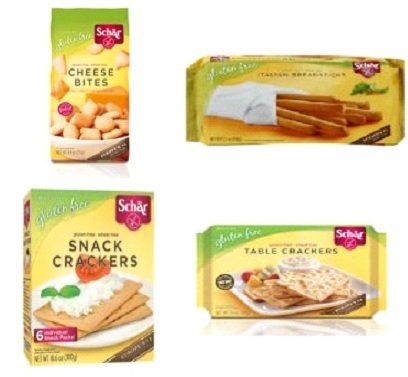 Schar Gluten-Free Variety Pack - Crispbread, Breadcrumsb, Italian Breadsticks, Cheese Bites
