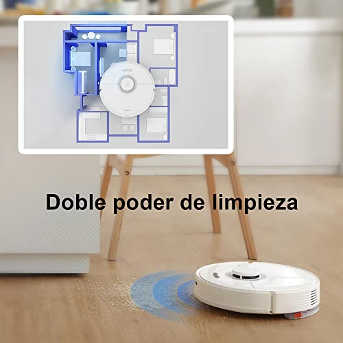 roborock-Q7-MAX-Robot-Aspirador-y-trapeador-con-Base-de-Vaciado-automatico-Puro-Limpieza-Manos-Libres-hasta-7-semanas-succion-de-4200-Pa-Tiempo-de-Funcionamiento-de-180-Minutos-Blanco