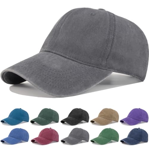 Image of Oversized XL XXL Vintage Washed Baseball Dad Hat Men Women Extra Large Big Head Ball Cap