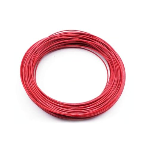 Image of Beadsnfashion 10 Meters Aluminium Craft Wire for Art & Craft, Jewellery Design, Wire Wrapping, Flower Decoration, Floral Arrangement and DIY Handmade Projects (Red, 1.5 MM)