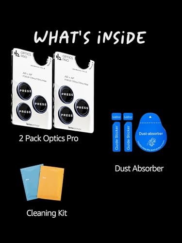 Image of Lensarmor Compatible with iPhone 17 Pro / 17 Pro Max Camera Lens Protector Deep Blue (2-Pack) - 9H Tempered Glass, Military-Grade Anti-Scratch, Ultra-Slim Case-Friendly, Easy Install Frame