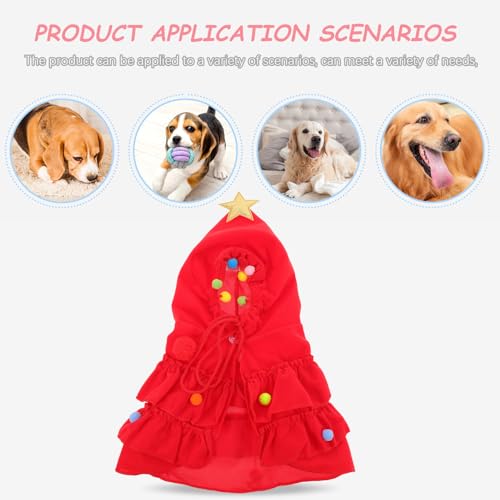 Disfraz Luxshiny Capa Elfo para Perros Pequeños y Gatos miniatura 3