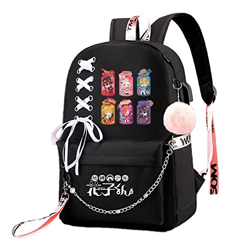 ISaikoy Anime Toilet Bound Hanako kun Backpack Satchel Bookbag Daypack School Bag Laptop Shoulder Bag