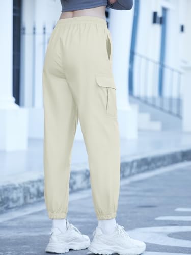 Image of SANGTREE Girls & Womens Drawstring Cargo Jogger Pants,3 Years - Women 3XL