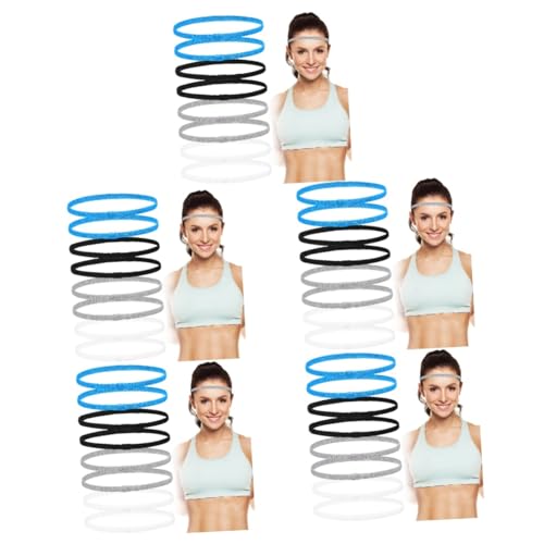 Bandeau sport Mipcase pour femmes élastiques fins et antidérapants pour entraînement et yoga