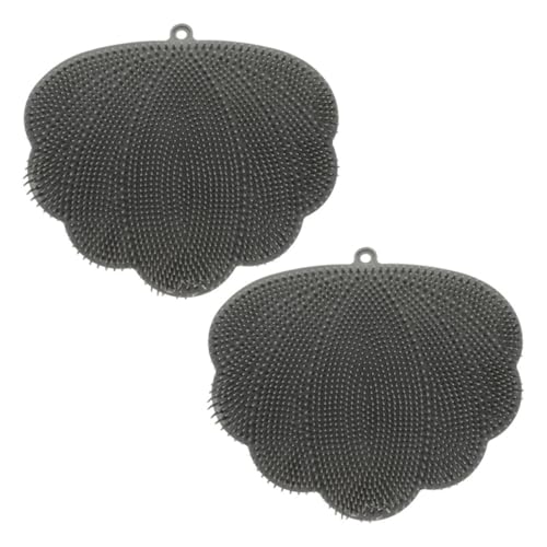 minkissy 2pièces Tapis De Douche Antidérapant Lot De Exfoliant Pour Corps Dos Massant Pours Accessoires De Bain