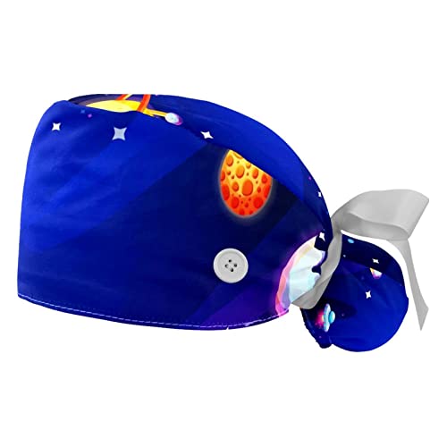 Casquettes de travail ajustables JDEZ pour maintenir les cheveux longs sans douleur