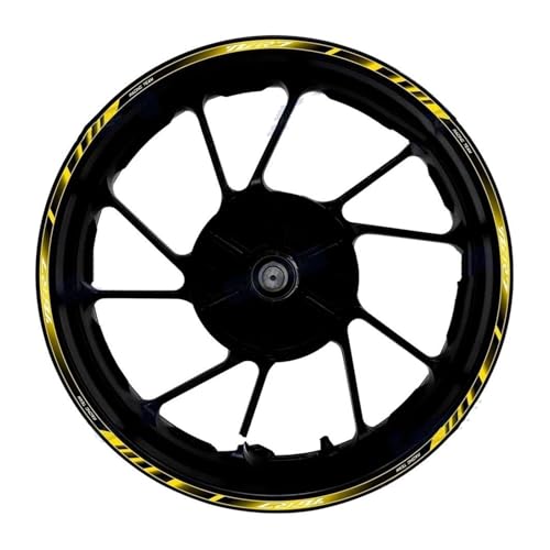 Jante pour Yamaha YZF R7 autocollants roue rayures réfléchissantes Style 5