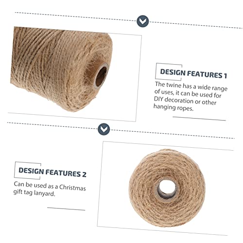 Cuerda de decorativa resistente y reutilizable Hemobllo khaki en pack de 2 rollos para DIY 5