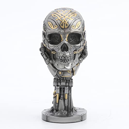 Estatua Steampunk Thinker Diseño Veronese 7 1/8" miniatura 3