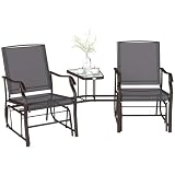Outsunny Glider with Center Table